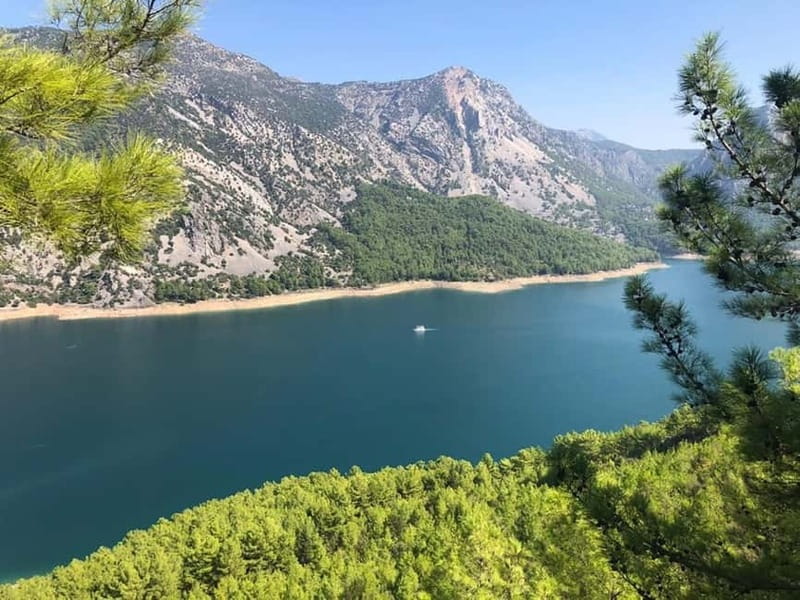 Antalya-Alanya-Side: Green Canyon Boat with Lunch&Transfers - Boat time on the reservoir: What the cruise feels like