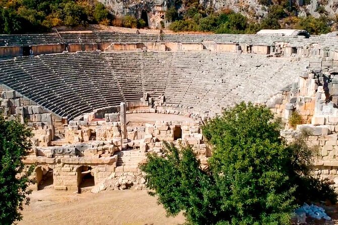 Antalya All Inclusive Kekova Sunken City Demre and Lycia Day Tour - Kekova sunken ruins by glass-bottom yacht, plus a swim option