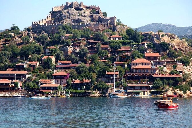 Antalya All Inclusive Kekova Sunken City Demre and Lycia Day Tour - Simena ruins: what you are actually looking for over the water
