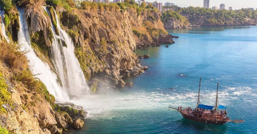 Antalya: Beach & Waterfalls Boat Trip w/ Lunch & Soft Drinks - Key points to know before you go