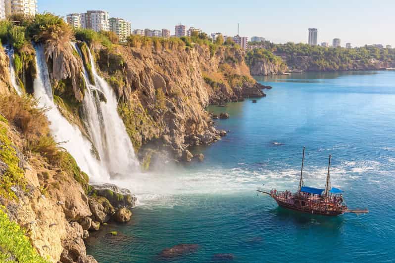 Antalya: Beach & Waterfalls Boat Trip w/ Lunch & Soft Drinks - Inside the multi-deck boat: where to sit and what’s included