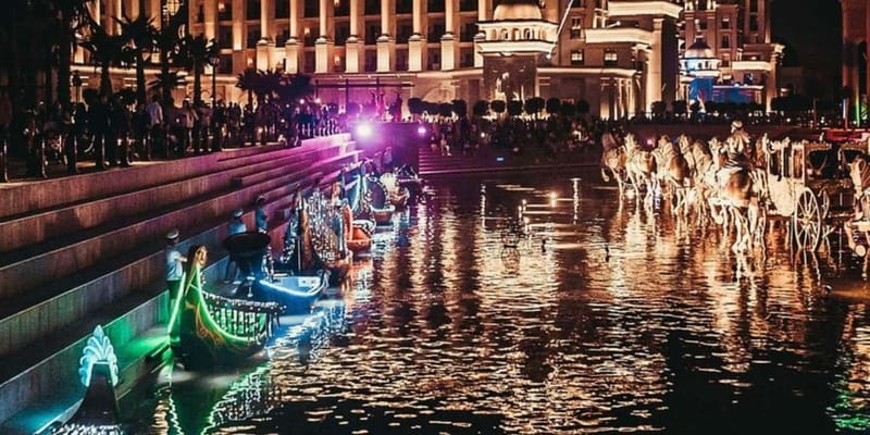 Antalya/Belek/Lara: Land Of Legends Night Show Transfer - Shopping street time with 180+ stores, a smart backup plan
