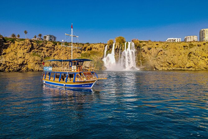 Antalya Boat Tour to Düden Waterfall with Lunch & Swimming Stops - Key highlights worth booking
