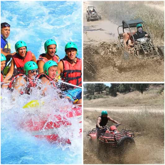 Antalya: Buggy or Quad and Rafting Tour with Lunch - Whitewater Rafting on the Köprüçay River: Safety and splash zones