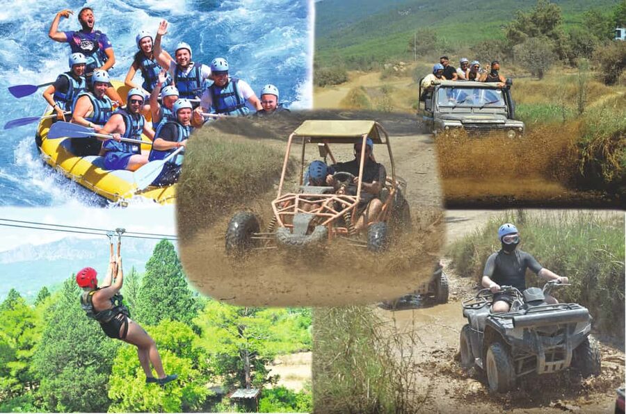 Antalya Buggy, Quad, Jeep, Rafting & Zipline Tour with Lunch - Key moments that make this tour worth it