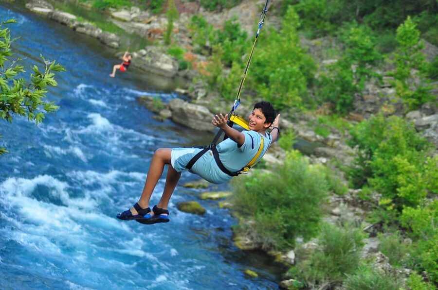 Antalya: Canyoning, Rafting, Quad, Jeep & Zipline with Lunch - The 14km whitewater rafting with 10 rapids, what it feels like in real life