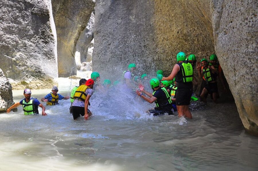 Antalya:Canyoning,Rafting,Zipline,Canyon visit with Lunch - The 8-hour flow from Side, with minimal downtime