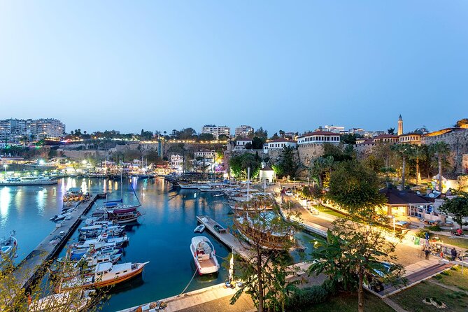Antalya City Tour Duden Waterfalls, Old City & Boat Ride - Upper Düden Falls: Caves, Mills, and Water You Can Almost Touch