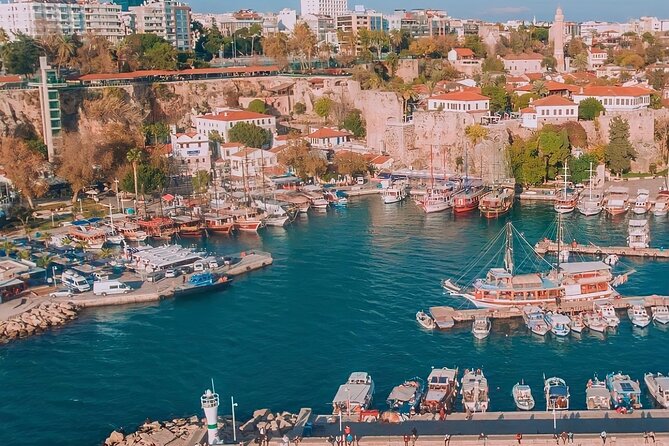 Antalya City Tour with Boat Tour and Waterfalls - The Boat Portion From Kaleici: Coastal Views Without Cable Car