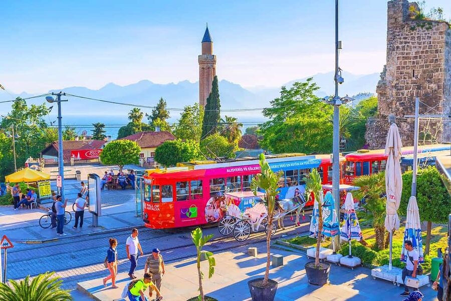 Antalya ; City tour with Double Decker Bus - Düden Waterfalls: your one-hour window to see it on your terms