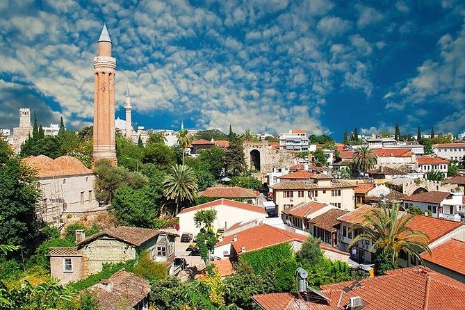Antalya City Tour with Old Town (Kaleiçi) & Düden Waterfalls - Lower Düden by boat: the sea view and the cable car weather switch