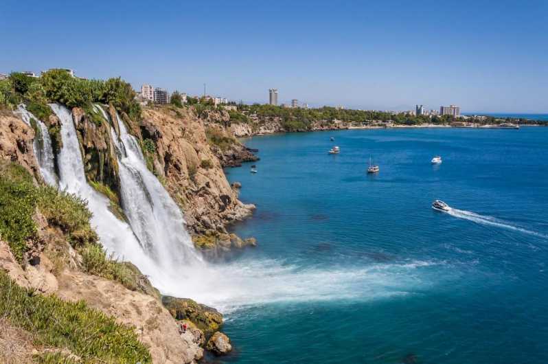 Antalya City Tour With Shopping, Waterfalls, and Boat Tour - Kaleiçi old town, cobblestones, and Hadrian’s Gate