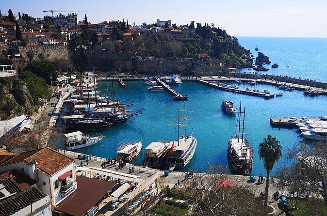 Antalya city tour with Waterfall and Boat tour - Lunch in Kaleici: Meat or Chicken, Salad, and Mezze