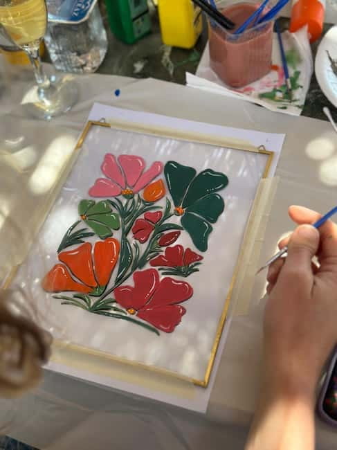 Antalya: Frame Glass Painting Workshop with Turkish Tea - Key things I noticed about this Antalya workshop