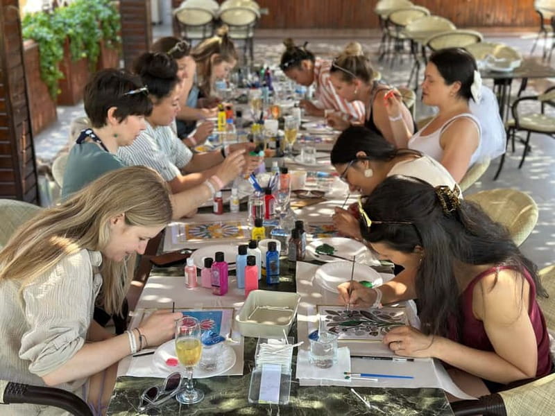 Antalya: Frame Glass Painting Workshop with Turkish Tea - Finding the workshop near old town, without stress