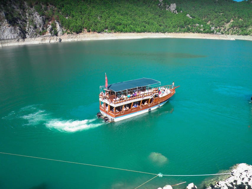 Antalya: Green Canyon Boat Trip with Lunch and Drinks - The van ride and pickup rules: easy if you show up early