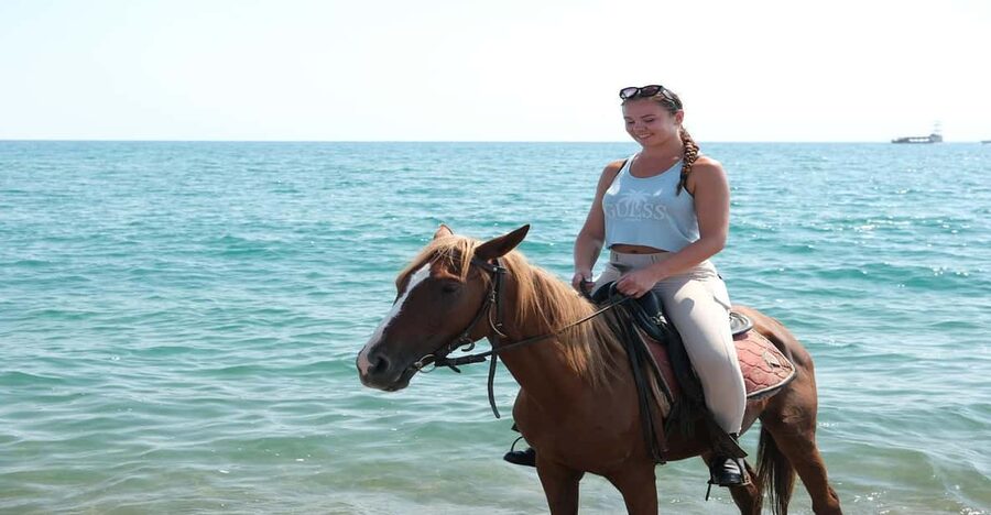 Antalya Horse Safari - Antalya Horse Safari: pine forest riding, then Lara beach coast time