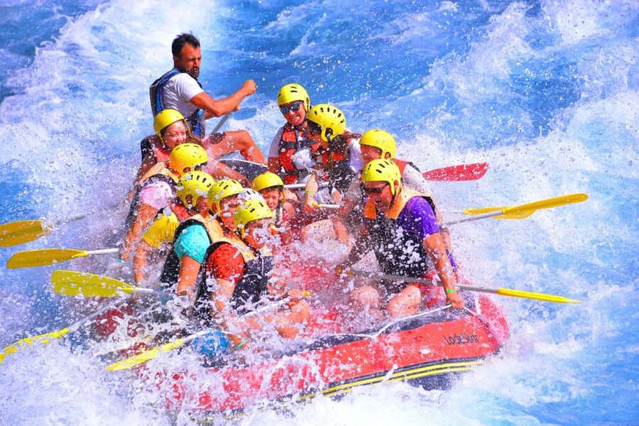 Antalya: Jeep Safari & Rafting and Zipline & Canyon - Zipline over the canyon plus monster truck fun