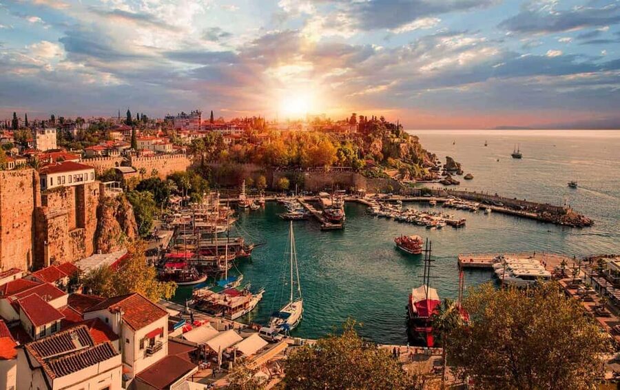 Antalya: Kaleici, Duden Waterfalls And Boat Tour With Lunch - Lower Düden Waterfall: The 40-Meter Drop Into the Sea