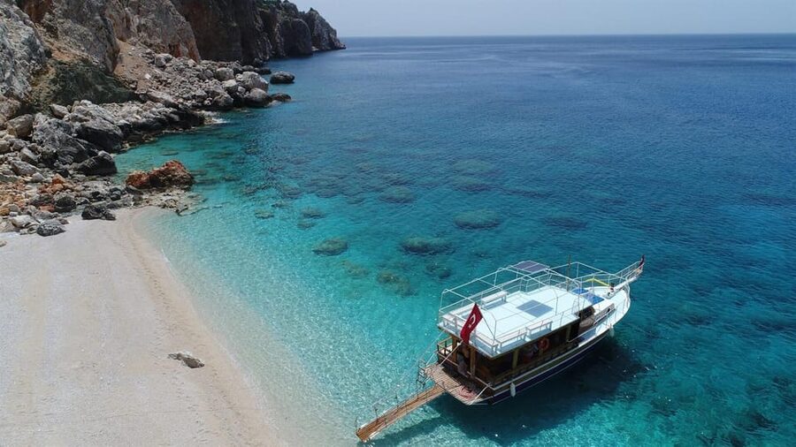 Antalya/Kemer/Bekek: Suluada Boat Tour with Transfer & Lunch - The boat ride from Adrasan Marina: comfort, guide, and sea views