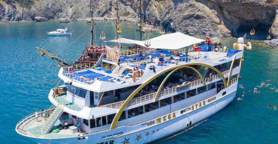 Antalya & Kemer: Megastar Catamaran Cruise With Foam Party - Megastar cruise value for $41: what you really get
