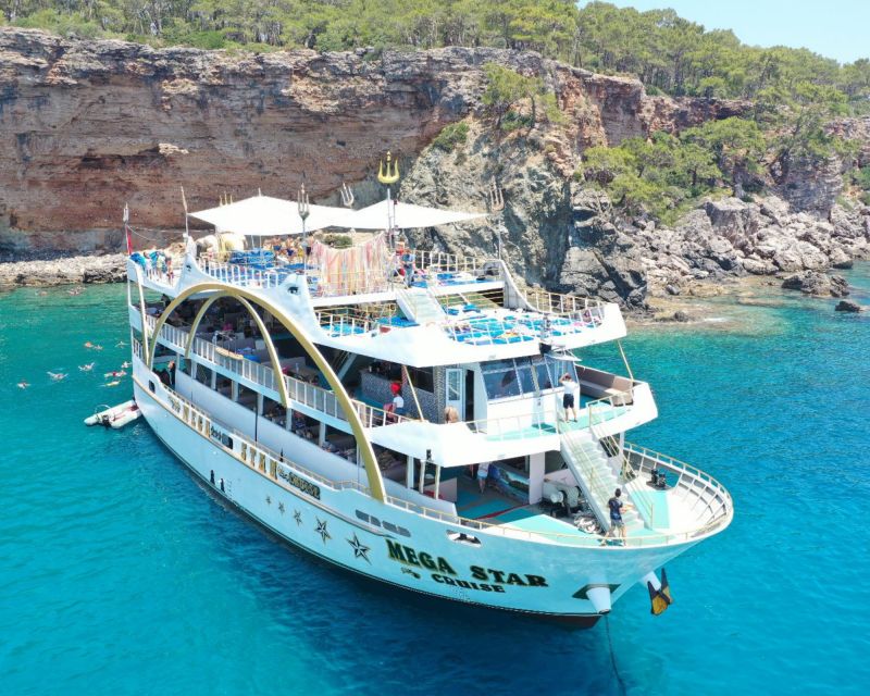 Antalya & Kemer: Megastar Catamaran Cruise With Foam Party - Kemer to the open water: your schedule in plain English