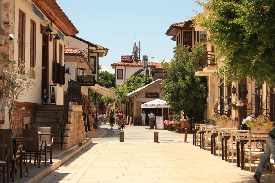 Antalya/Kemer: Old City, Waterfalls, Olympos Cable Car, Boat - Kaleici Old Town: Hadrianus Gate to the Fluted Minaret