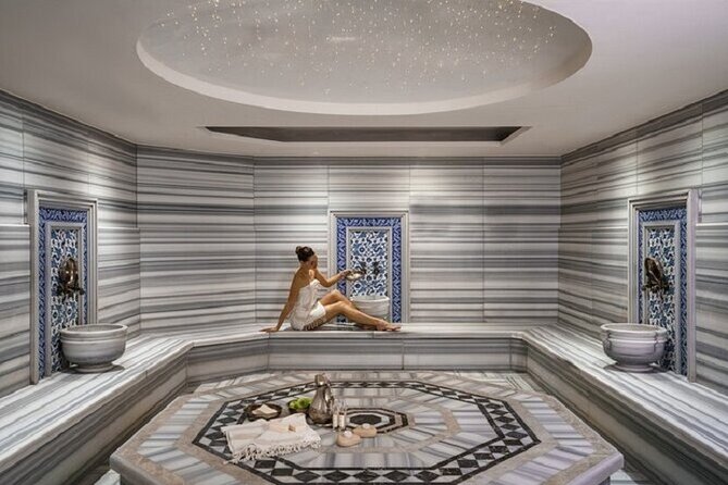 Antalya / Lara : Authentic Halal Turkish Bath & Oil Massage & Spa - The bath circuit: salt and steam, then sauna, then scrub and cleansing