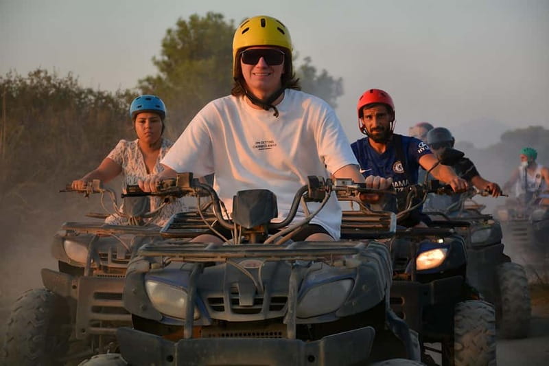 Antalya: Lara Beach Region Quad Safari - Getting started on the quad: training, solo vs shared rides, and pacing
