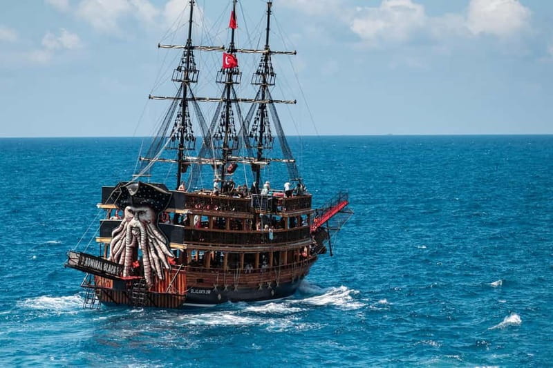 Antalya: Lara Pirate Boat Day Trip w/ Lunch & Soft Drink - Key highlights in plain terms