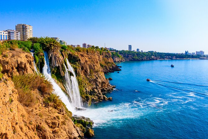 Antalya Lara Pirate Boat Day Trip with Lunch & Soft Drink - Antalya Waterfalls (Stop 1): easy sightseeing and a reality check on fees