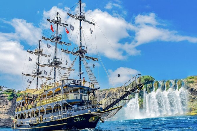 Antalya Lara Pirate Boat Trip w/Soft Drinks, Lunch & Pickup - Lunch and Soft Drinks: Eating Without Adding Logistics