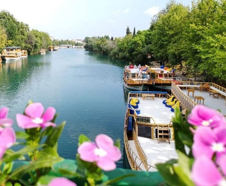 Antalya: Manavgat River Cruise With Waterfall & Bazaar - Lunch onboard and the best break of the day at the river-sea meeting point