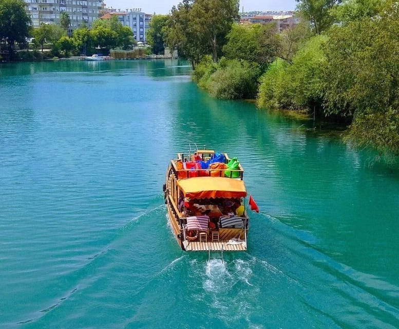 Antalya: Manavgat River Cruise With Waterfall & Bazaar - Manavgat Waterfall: a short visit, not a long hike