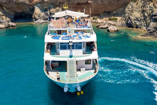 Antalya Mega Star Yacht Tour with Lunch, Foam Party & Transfer - Afternoon cruising: sightseeing without the car fatigue