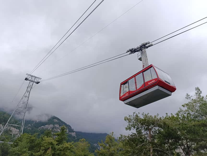 Antalya: Old City, Waterfalls cable/c & Boat Tour - Olympos cable car option: included if selected, but it can change your schedule