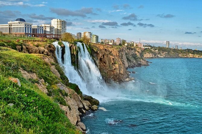 Antalya : Old City, Waterfalls with Boat & Olympos Cable Car - Lower Duden Waterfalls: 40 meters of splash and a quick beach break