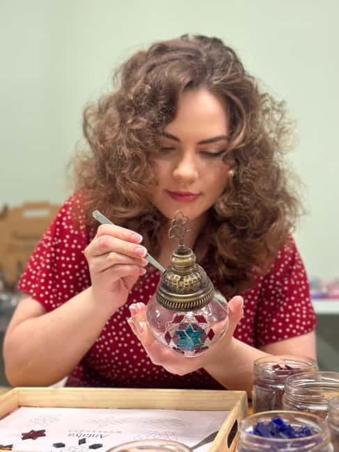 Antalya Old Town: Traditional Mosaic Lamp or Candle Workshop - The 1 to 2 Hour Session, From Mosaic History to Your Pattern Choices