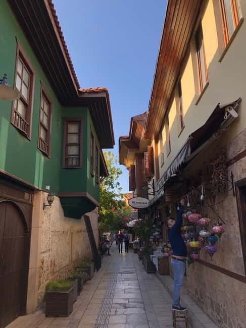 Antalya: Old Town Walking Tour with Dessert Tasting - The dessert finish: semolina halva, ice cream, tahini, and nuts