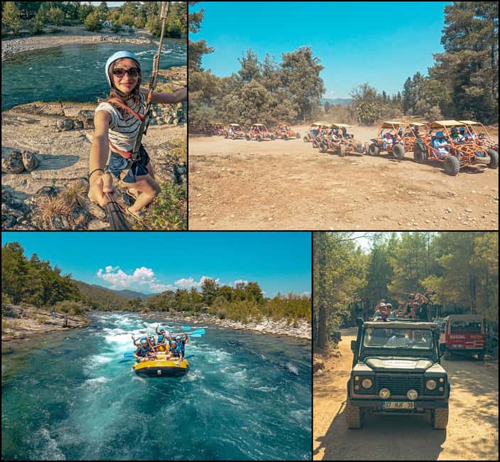 Antalya Outdoor Adventure: Rafting, Jeep & Quad w/Lunch - Pickup, meeting points, and how the schedule usually feels