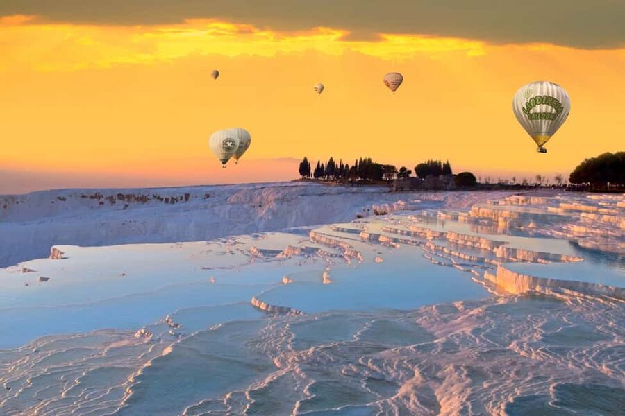 Antalya: Pamukkale Tour Includes Hot Air Balloon option - Breakfast after landing, plus lunch: how the day keeps its pace