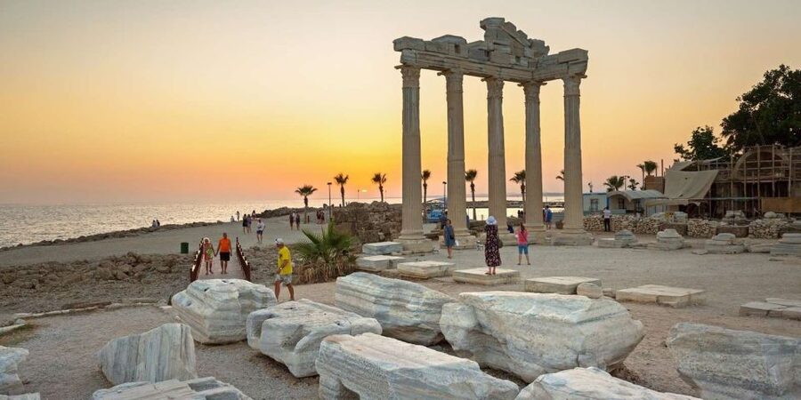 Antalya: Perge Aspendos Side 1 Day Private Tours - Apollo Temple in Side: a focused 1-hour visit that’s easier than a long wander