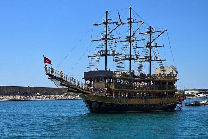 Antalya Pirate Boat Tour with Lunch & Free Soft Drinks - Pirate Ship Day in Antalya: what the experience feels like