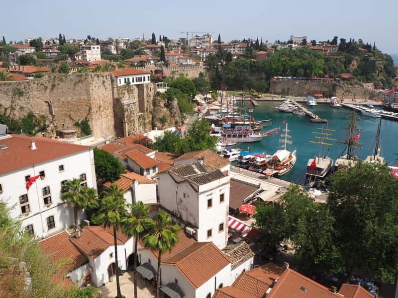 Antalya Private City Tour Waterfalls and Old Town Boat Tour - The 1-Hour Old Town Boat Tour: A Breather on the Water