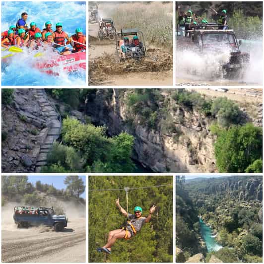 Antalya: Rafting Jeep Buggy&Quad Safari zipline canyon visit - Key points before you go