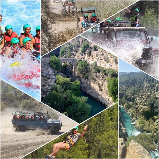 Antalya: Rafting Jeep Buggy&Quad Safari zipline canyon visit - Antalya Canyons: why this combo works so well