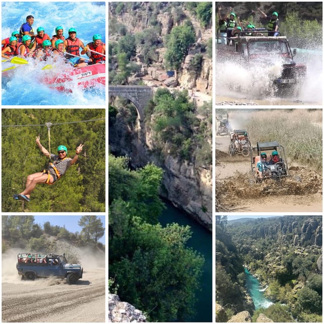 Antalya: Rafting Jeep Buggy&Quad Safari zipline canyon visit - Jeep safari through canyons and valleys: the slower, scenic payoff