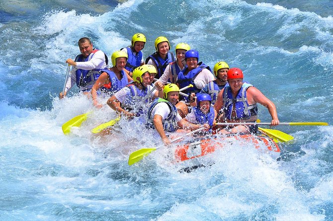 Antalya Rafting Tour - Waterfall photo moments and ocean-view style scenery
