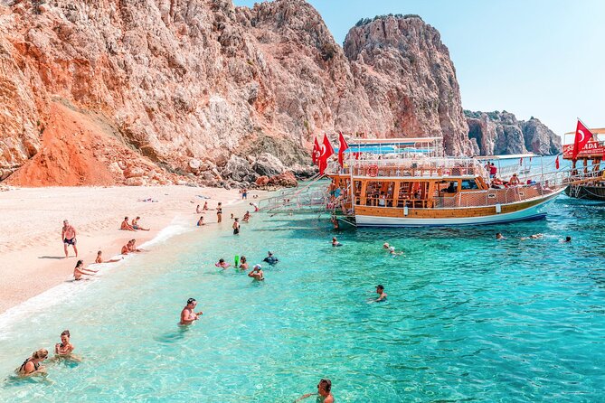 Antalya Suluada Boat Trip w/Lunch & Pickup (Maldives of Turkey) - The boat ride structure, multiple stops instead of one big stretch