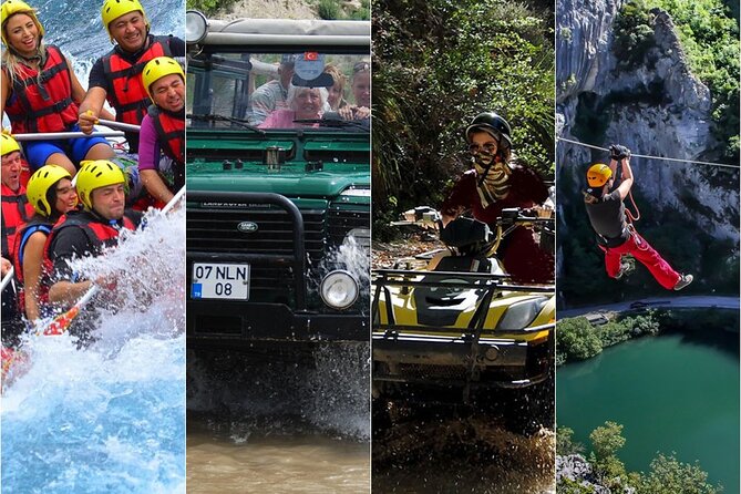 Antalya Super Combo W/Rafting ,Jeep Safari ,Quad Biking & Zipline - Quick hits before you go